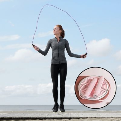corde a sauter rose