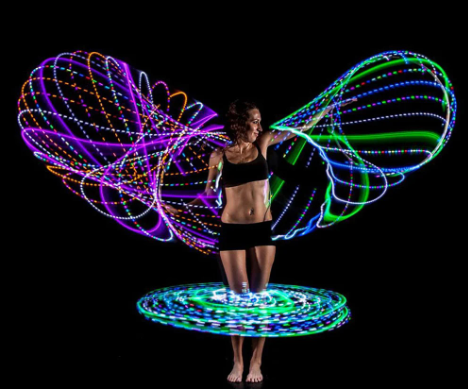 cerceau hula hoop femme danse