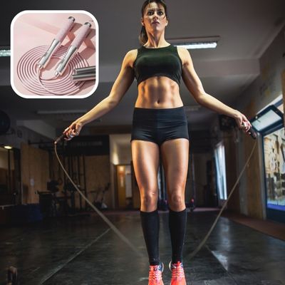 corde a sauter lestee musculation femme